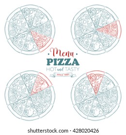 Sketch pizza menu