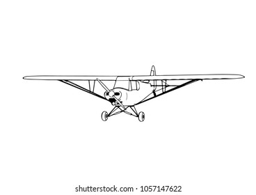 sketch plane with propeller vector