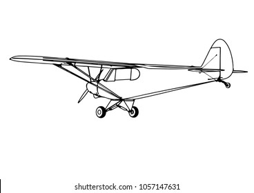 sketch plane with propeller vector