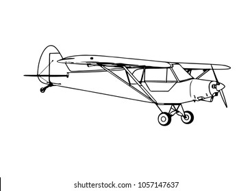 sketch plane with propeller vector
