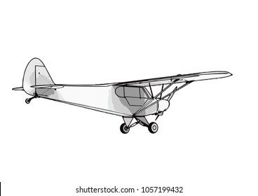 sketch plane with propeller vector