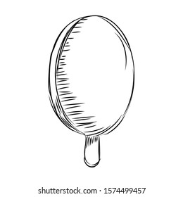 Sketch of a popsicle. Ice cream - Vector illustration design