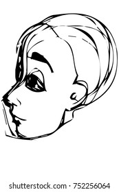  sketch portrait of a young man