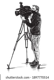 5,919 Professional camera sketch Stock Illustrations, Images & Vectors ...