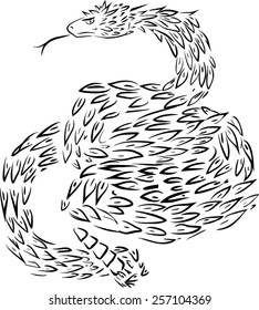 Sketch of Quetzalcoatl