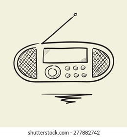 Sketch of the radio receiver