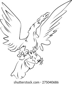 Sketch of Roc bird