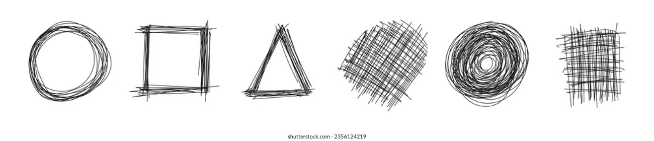 sketch scribble hatch ptexture geometric