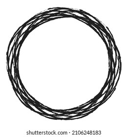 Sketch, scribble, sketchy grungy lines circles. Sketch hand drawn grunge pen, pencil drawing circles