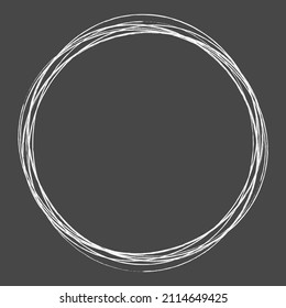 Sketch, scribble, sketchy grungy lines circles. Sketch hand drawn pen, pencil drawing circles