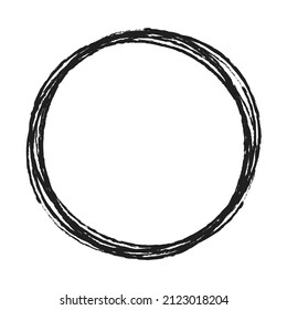 Sketch, scribble, sketchy grungy lines circles. Sketch hand drawn grunge pen, pencil drawing circles