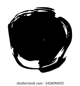 Sketch Scribble Smear. Hand drawn Paint Scribble Stains. Vector illustration.