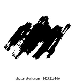Sketch Scribble Smear. Hand drawn Paint Scribble Stains. Vector illustration.