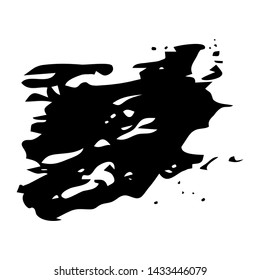 Sketch Scribble Smear. Hand drawn Paint Scribble Stains. Vector illustration.