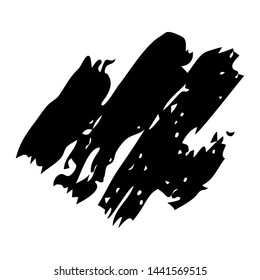 Sketch Scribble Smear. Hand drawn Paint Scribble Stains. Vector illustration.