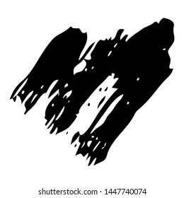 Sketch Scribble Smear. Hand drawn Paint Scribble Stains. Vector illustration.