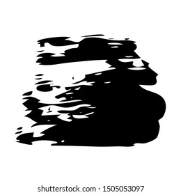 Sketch Scribble Smear. Hand drawn Paint Scribble Stains. Vector illustration.