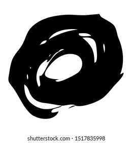 Sketch Scribble Smear. Hand drawn Paint Scribble Stains. Vector illustration.