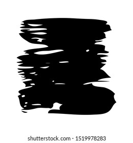 Sketch Scribble Smear. Hand drawn Paint Scribble Stains. Vector illustration.