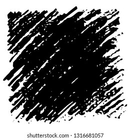 Sketch Scribble Smear Square. Hand drawn Pencil Scribble. Vector illustration.
