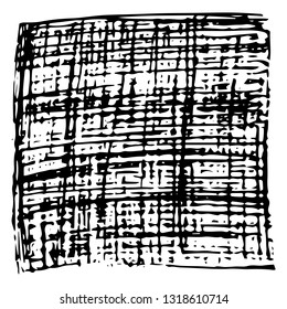 Sketch Scribble Smear Square. Hand drawn Pencil Scribble. Vector illustration.