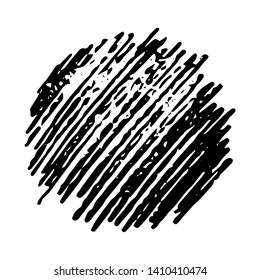 Sketch Scribble Smears. Hand drawn Pencil Scribble Stain. Vector illustration.