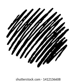 Sketch Scribble Smears. Hand drawn Pencil Scribble Stain. Vector illustration.