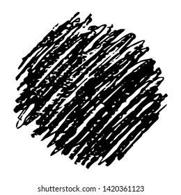 Sketch Scribble Smears. Hand drawn Pencil Scribble Stain. Vector illustration.