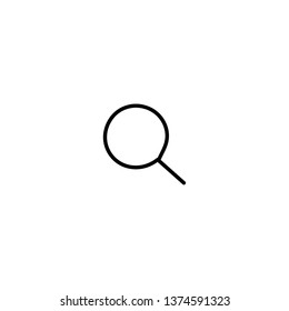 Sketch search icon vector