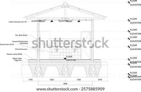 sketch of a section of a public bathroom or public toilet