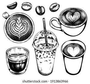 2,400+ Iced Coffee Stock Illustrations, Royalty-Free Vector