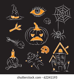 Sketch Set " Halloween Witch Stuff ''