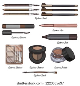 Sketch set of makeup products