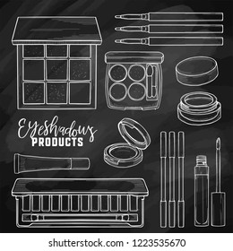 Sketch set of makeup products