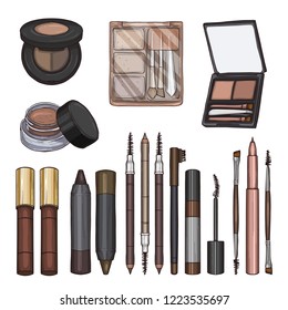 Sketch set of makeup products