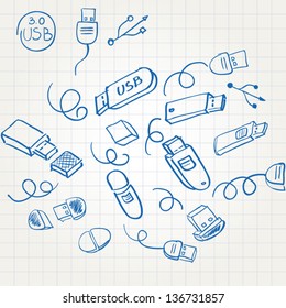 sketch set usb flash memory card