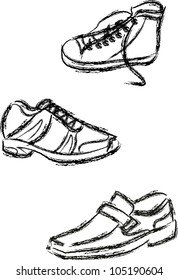 Sketch shoes icon