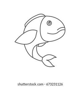 Sketch Silhouette Bass Fish Vector Illustration Stock Vector (Royalty ...