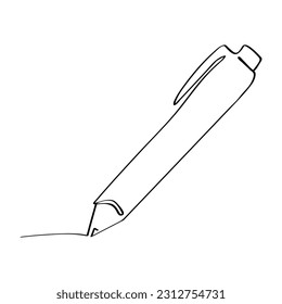 sketch simple vector continuous pen
