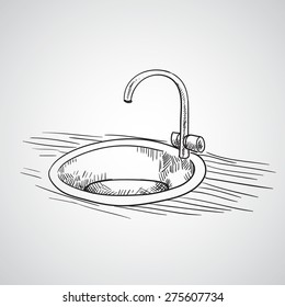 Sketch of sink