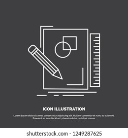 sketch, sketching, design, draw, geometry Icon. Line vector symbol for UI and UX, website or mobile application