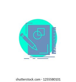 sketch, sketching, design, draw, geometry Glyph Icon.