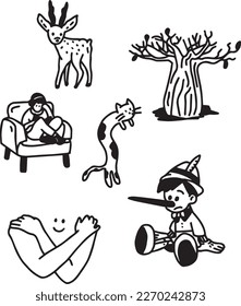 From Sketch to Skin: Original Handmade Tattoo Vector Artwork.Handcrafted Tattoo Vector Graphics
