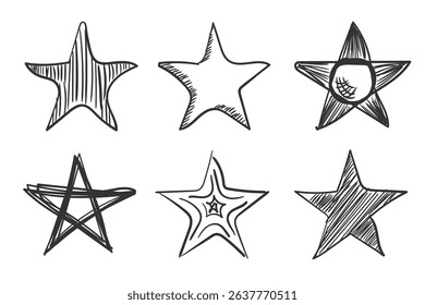 Sketch star light in abstract flash sparkle art geometric element icon figure bright hand drawing design background cartoon doodle vector simple illustration glow shape decorative.

