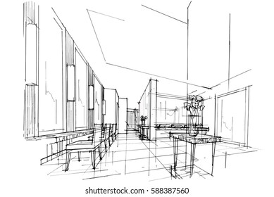 13,724 Hotel interior drawing Images, Stock Photos & Vectors | Shutterstock