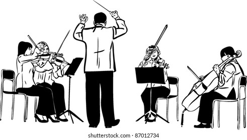 sketch of a string quartet with derezherom