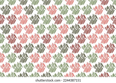 Sketch stroke scribble seamless pattern vector print design. Retro doodle wallpaper. Grunge scribble texture background. Modern endless ink doodle. Motley vibrant background.