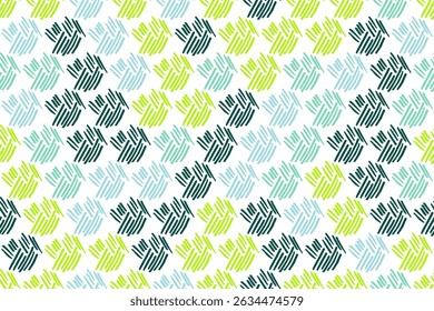 Sketch stroke scribble naadloos patroon vector print ontwerp. Abstracte doodle wallpaper. Grunge krabbel textuur achtergrond. Eenvoudige herhaalde verfkrabbel. Organisch schandalig schetsmatig ornament. 
