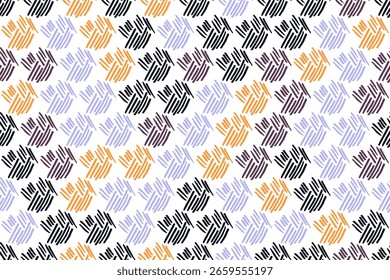 Sketch stroke scribble seamless pattern vector print design. Artistic doodle wallpaper. Grunge scribble texture background. Modern endless ink doodle. Organic nordic sketchy ornament.