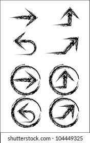 Sketch style arrow icons